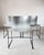 Silver Handkerchief Chairs by Massimo & Lella Vignelli for Knoll, 1980s, Set of 6 For Sale - Image 17 of 18