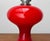 Metal Mid-Century Modern Red Version ML1 Glass Table Lamp by Ingo Maurer for M-Design, Germany, 1960s For Sale - Image 7 of 16