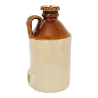 Vintage English Glazed Stoneware Jug/Pearsons of Chesterfield For Sale