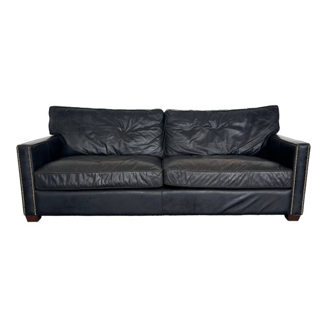 Four Hands Larkin Leather Sofa For Sale