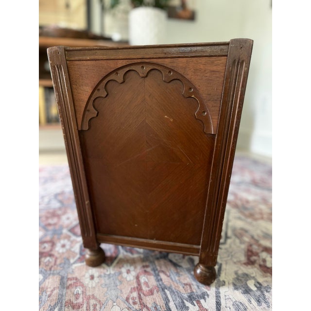This vintage Gothic Revival piece will make a perfect planter for your small indoor trees or gorgeous ferns.