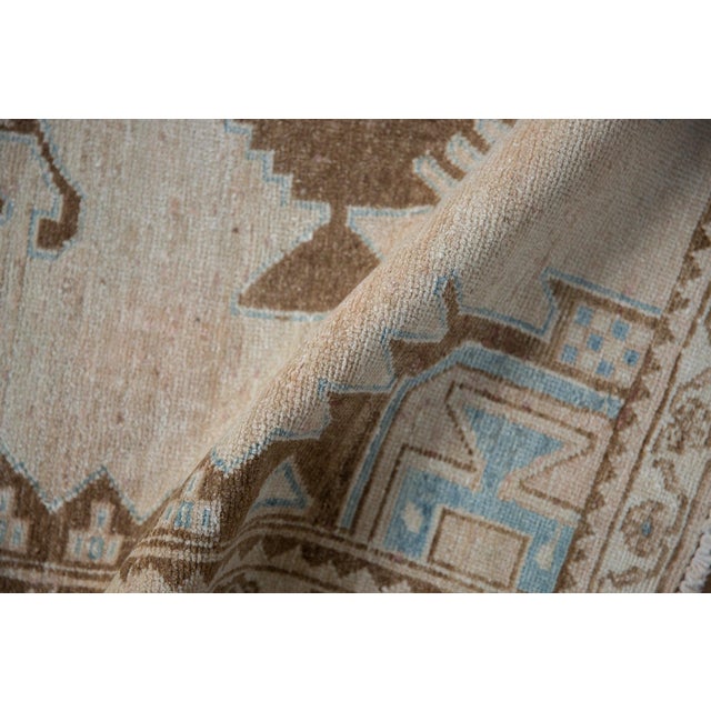 1960s Vintage Distressed Hamadan Square Rug - 3'8" x 4'7" For Sale - Image 5 of 12