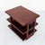 Restored three-tier mahogany occasional table by Edward Wormley, Model 4423, produced by Dunbar in Indiana c. late 1940s....