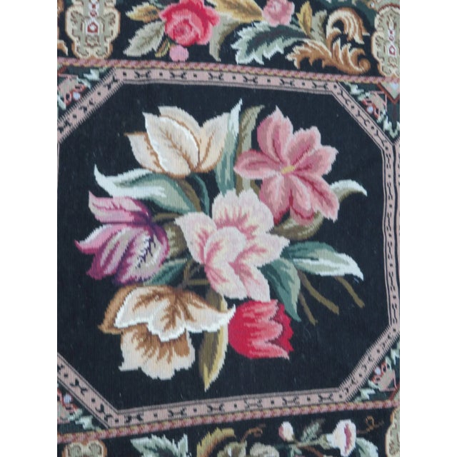 Early 20th Century French Aubusson Floral Rug For Sale - Image 4 of 7