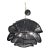 Made Goods Alondra Chandelier, Dark Charcoal For Sale
