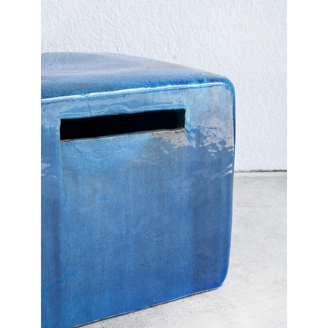 Ceramic Pouf by Paola Navone for Gervasoni, 1970s For Sale - Image 4 of 5
