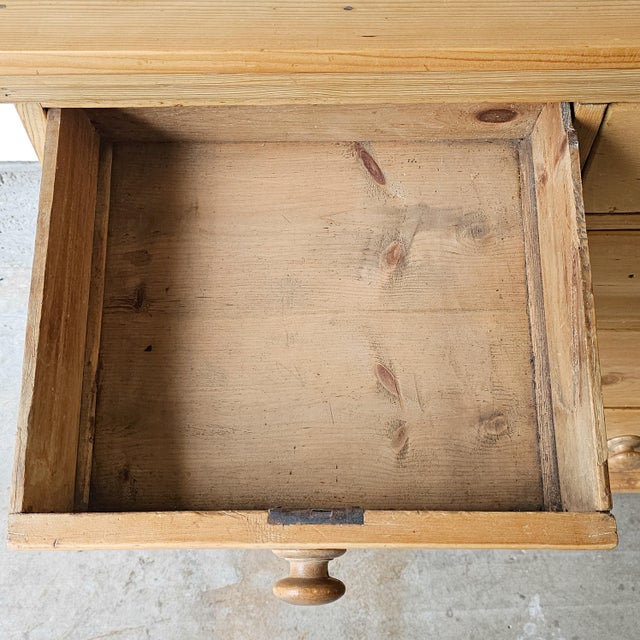 Late 19th Century Antique English Pine Dresser Chest of Drawers - Circa 1870 For Sale - Image 5 of 9