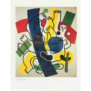 1990 After Fernand Leger "Dance", Full-Color Parisian Print