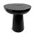 Black Lacquer Stump End Side Table For Sale - Image 4 of 6