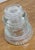 Glass Vintage Hemingray 42 Clear Glass Insulator For Sale - Image 7 of 10