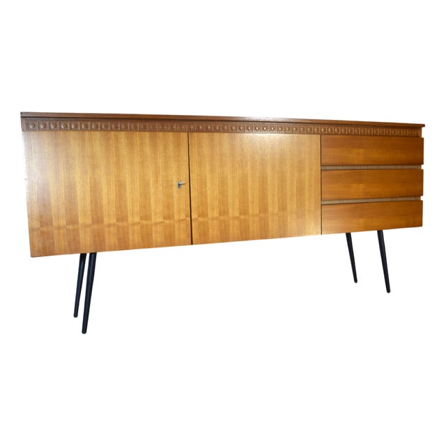 Vintage Sideboard in Walnut, 1960s For Sale