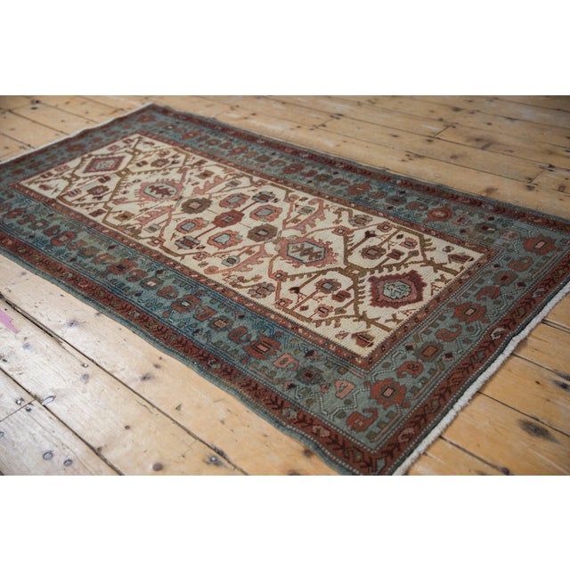 Vintage Distressed Hamadan Rug Runner - 3'3" x 6'2" For Sale In New York - Image 6 of 8