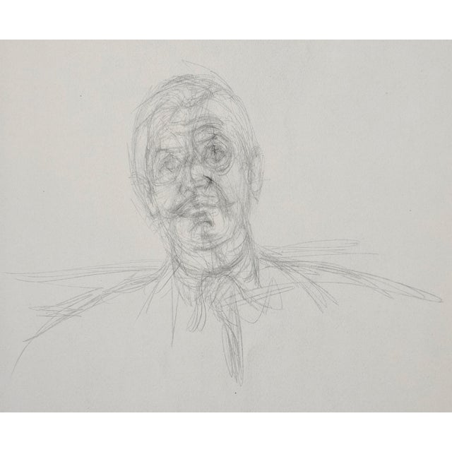Alberto Giacometti, Portrait of Meyer, 1963, Original Lithograph For Sale - Image 4 of 9