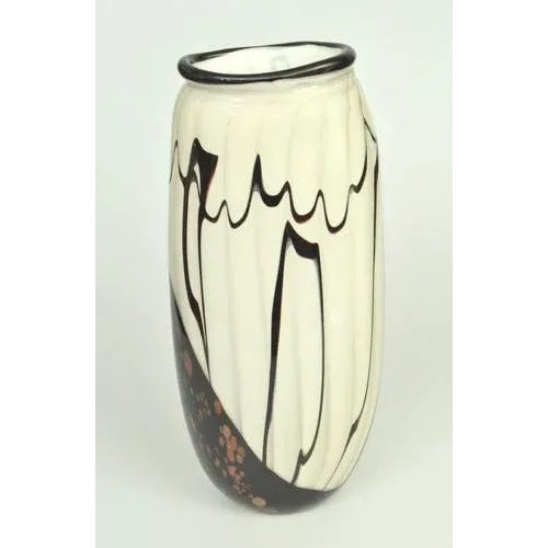 Vintage Murano Glass Vase For Sale - Image 5 of 7