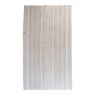 Gray Vintage Turkish Kilim - 6'10" x 13'3" For Sale