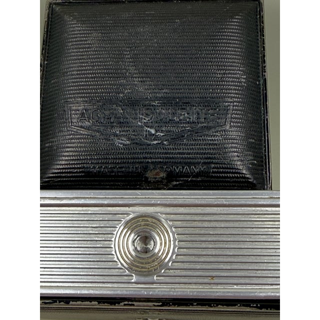 Vintage 1950s German Agfa Isolette Folding Camera With Agnar 85mm Lens - Display For Sale - Image 4 of 5