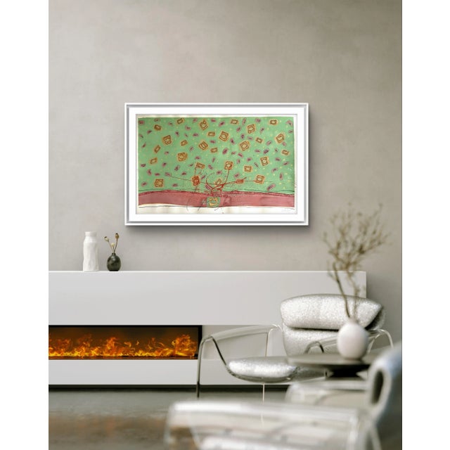 Watercolor on paper with stunning detail. Signed in pencil. Barbara Beck artist. Beck’s work is inspired by artist such as...