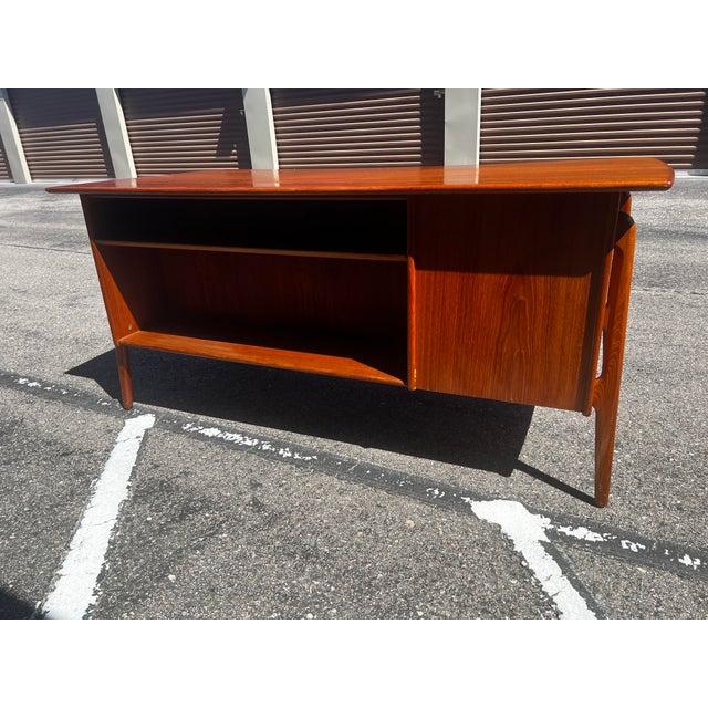 1960s Danish Modern Desk by Svend Madsen Model 88 60s Sigurd Hansens Møbelfabrik For Sale - Image 5 of 10