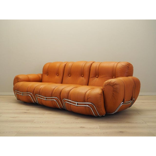 1960s Vintage Spage Age Orange Sofa, 1960s For Sale - Image 5 of 18