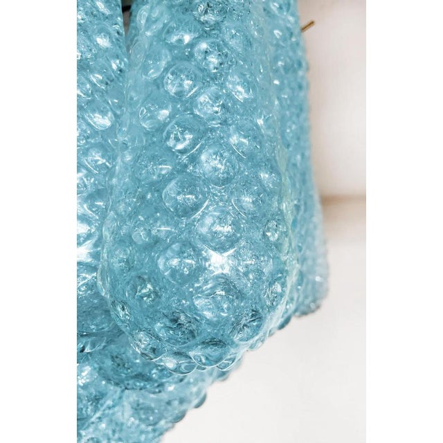 Italian Murano Glass Chandeliers, 1980s, Set of 2 For Sale - Image 9 of 12