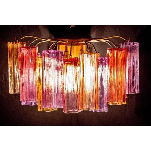 Mid-Century Colored Murano Glass Sconces by Toni Zuccheri for Venini, Set of 2 For Sale - Image 9 of 18