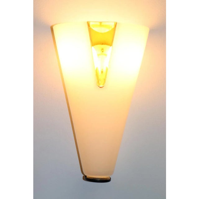 Itre Rosanna Toso "Mara" Murano Glass Wall Lamp, Mid-Century Modern For Sale - Image 4 of 13