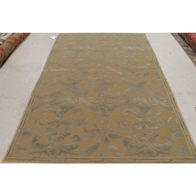 A 6x9 ode to 19th century Italian rug styles in beige-brown and gray, joining Rug & Kilim’s European Collection. Hand...