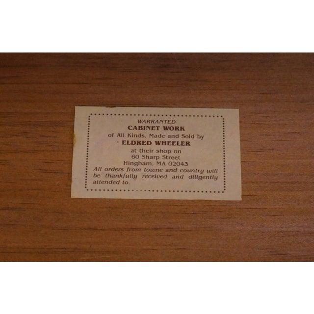 Eldred Wheeler Cherry 2 Piece Armoire Linen Press For Sale - Image 18 of 18