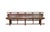 Antique 111" Elm Wood Bench With Tiered Backrest For Sale In Greensboro - Image 6 of 13