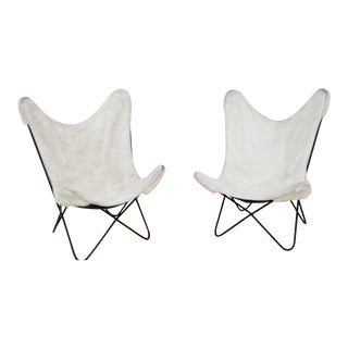 Mid Century Knoll Butterflies Chairs - a Pair For Sale