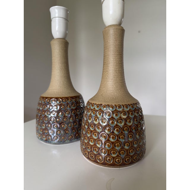 Table Lamps by Einar Johansen for Søholm Stentøj, 1970s, Set of 2 For Sale - Image 10 of 10