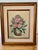 This is a muted, multi-petaled Chrysanthemums or Dahlias where thick, styled in a classical bouquet. This painting on...