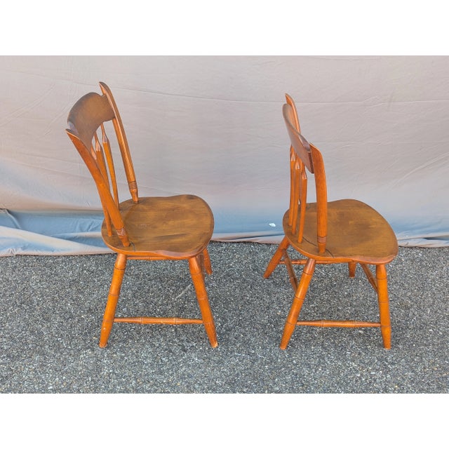Vintage Ethan Allen Side Chairs - A Pair For Sale In Washington DC - Image 6 of 8