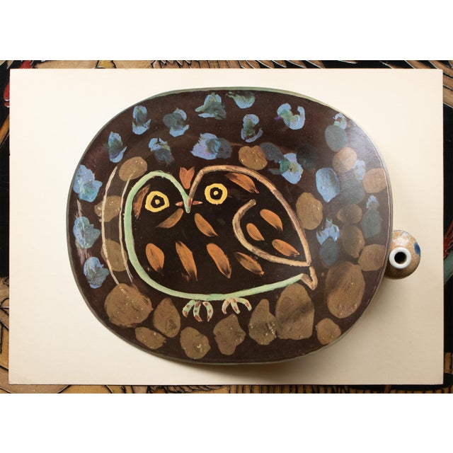 1950 Set of 8 Vintage Prints of Picasso's Ceramic Platters From Switzerland For Sale - Image 17 of 18