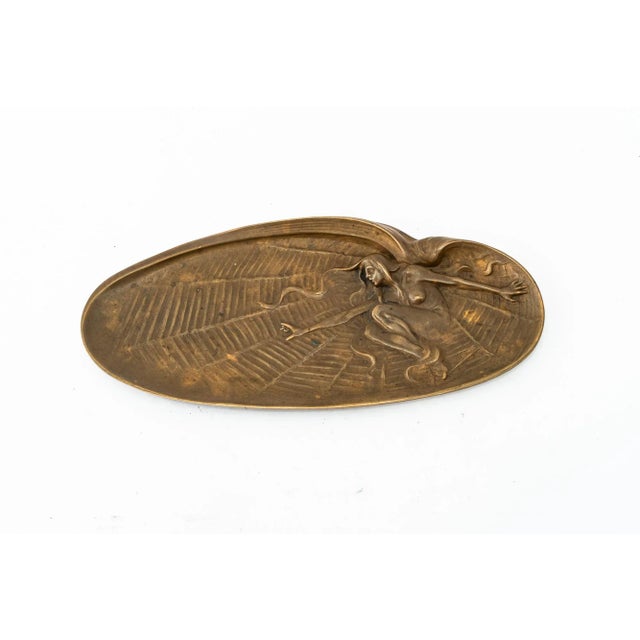 Jugendstil bronze relief around 1907 Original condition