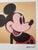 Andy Warhol "Mickey Mouse" lithograph in colors on Arches paper, Georges Israel Editeur, sheet size 38,5 x 57 cm, plate...