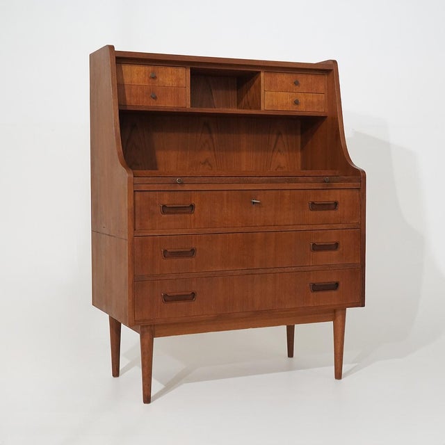 Teak Secretary by Gunnar Nielsen Tibergaard for Tibergaard, 1960s For Sale - Image 16 of 16