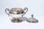 Elegant Italian 925 sterling silver centerpiece bowl featuring a graceful scalloped form with finely fluted sides and a...