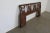 Mid-Century Modern Mid-Century Modern Walnut Sculpted King Size Bed/Headboard For Sale - Image 3 of 5