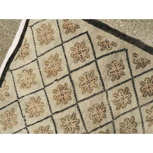 Mid 20th Century Galerie Shabab Collection Mid-20th Century Turkish Anatolian Throw Rug For Sale - Image 5 of 6