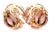 Verdura Vintage Diamond Mabe Pearl Yellow Gold & Platinum Large Earrings, Pair For Sale - Image 9 of 13