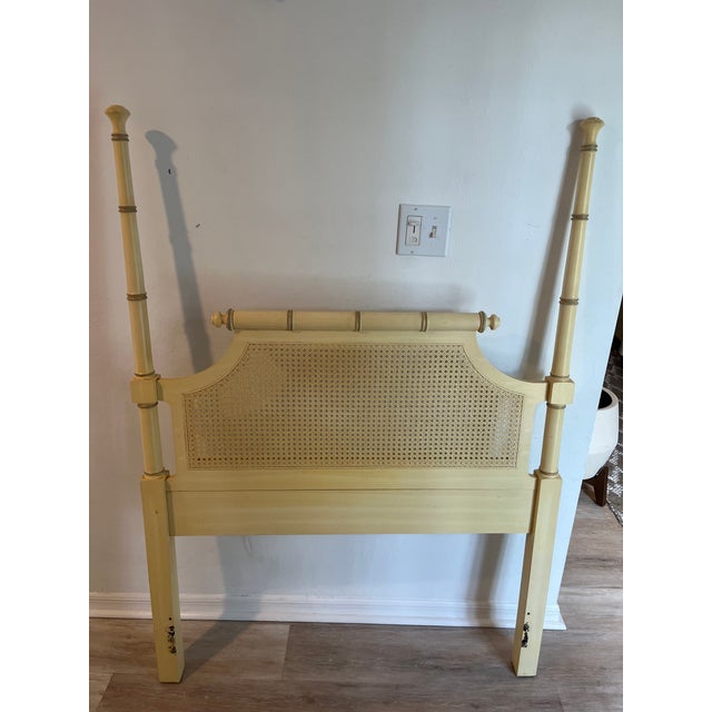 Set of RARE twin headboards by Henry Link faux bamboo Bali Hai collection. In excellent original vintage condition. Our...