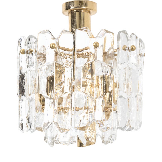 Vintage Palazzo Hanging Lamp j.t. Kalmar by J. T. Kalmar For Sale