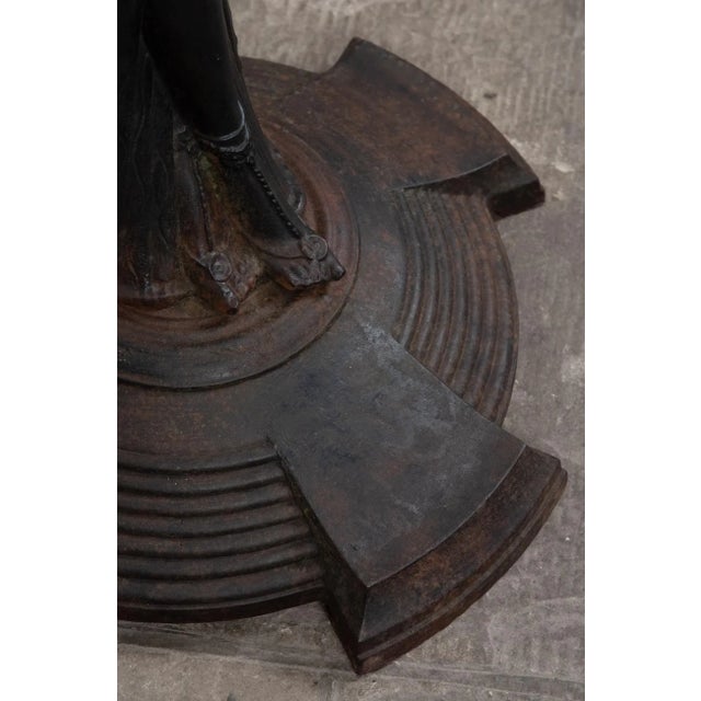 Stone Art Deco Egyptian Revival Table For Sale - Image 7 of 11