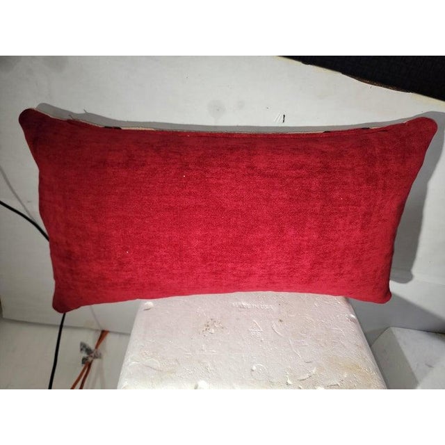 Navajo Indian Weaving Bolster Pillow For Sale - Image 4 of 4