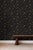Butterfly Grove Grasscloth Wallpaper by House Party | Midnight Black | 6 Yards For Sale - Image 4 of 6