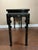 Vintage Chinese Console Table Black Lacquer Chinoiserie Gilt Hand Painted C1950 For Sale - Image 16 of 18