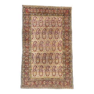 Late 19th Century Persian Kerman Rug, 06'06 X 10'09 For Sale