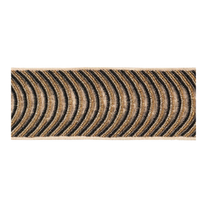 Schumacher Ziegfeld Hand Beaded Tape Trim In Ebony