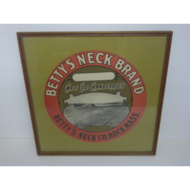 Betty's Neck Brand, Cape Cod Cranberries Poster Chairish